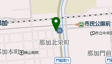 横山耳鼻咽喉科の地図画像