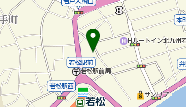 若松おの眼科の地図画像