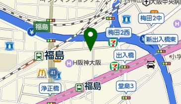 よつばこころと体のクリニックの地図画像