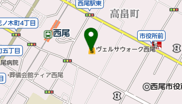 西尾眼科クリニックの地図画像