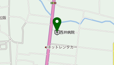 西井医院の地図画像