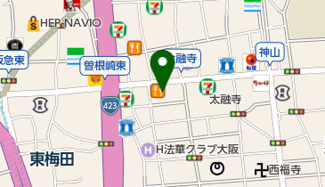 梅田あかつきメンタルクリニックの地図画像