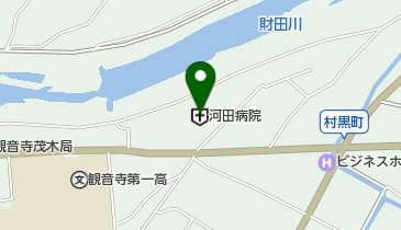 河田医院の地図画像