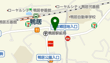 鴨居おかだ眼科の地図画像