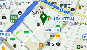 つきじ心のクリニックの地図画像