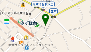 アイルみずほ台内科クリニックの地図画像