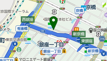 銀座胃腸クリニックの地図画像