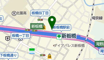 新板橋クリニックの地図画像