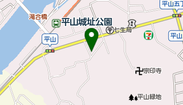 牛尾医院の地図画像