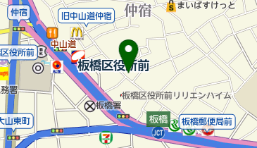 板橋区役所前こどもクリニックの地図画像