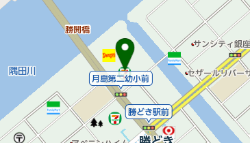 勝どき小児クリニックの地図画像