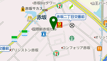 赤坂ファミリークリニックの地図画像