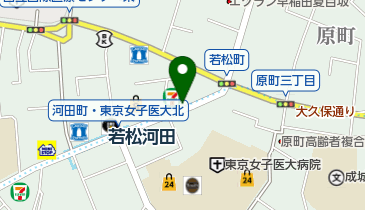 若松河田耳鼻咽喉科クリニックの地図画像