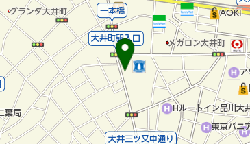 おおいまち消化器外科クリニックの地図画像