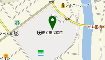 はちのへハートセンタークリニックの地図画像