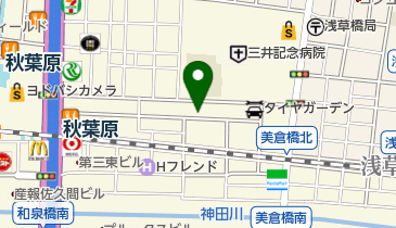 秋葉原DEM内科クリニックの地図画像