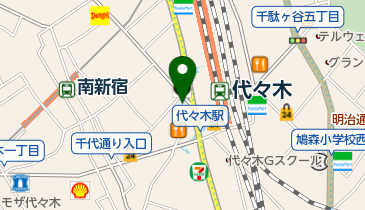 代々木駅前さかいクリニックの地図画像