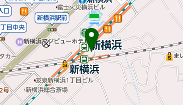 新横浜ハートクリニックの地図画像