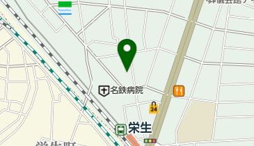名駅さこうメンタルクリニックの地図画像