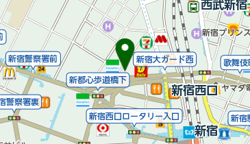 プライベートケアクリニック東京 新宿院の地図画像