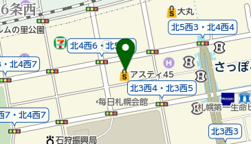 イースト駅前クリニック札幌院の地図画像