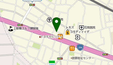 上板橋診療所の地図画像