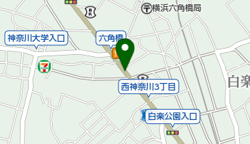 みついわクリニック六角橋の地図画像