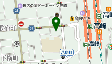 湘南美容クリニック高崎院の地図画像