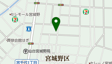 宮千代皮フ科クリニックの地図画像
