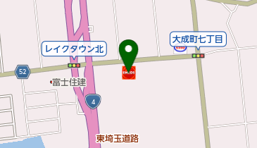 越谷にしはら眼科の地図画像