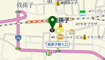 心のクリニック あびこの地図画像