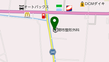 野市整形外科医院の地図画像