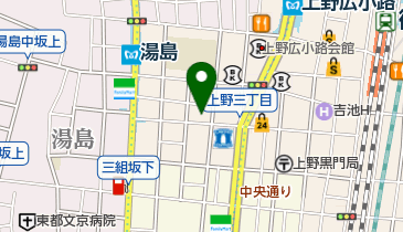 上野くろもんクリニックの地図画像