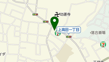 上高田ちば整形外科・小児科の地図画像