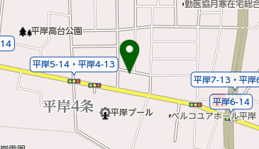 平岸脳神経クリニックの地図画像