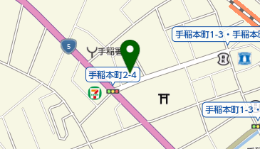 手稲クローバー耳鼻咽喉科の地図画像