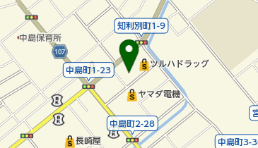 室蘭なかじま皮膚科クリニックの地図画像