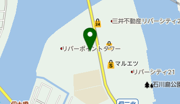 リバーシティすずき整形外科の地図画像