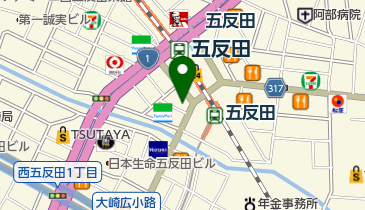 五反田駅前メンタルクリニックの地図画像