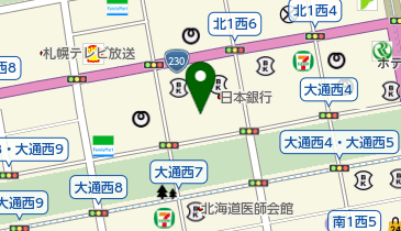 シヅコ大通公園ビル内科消化器クリニックの地図画像