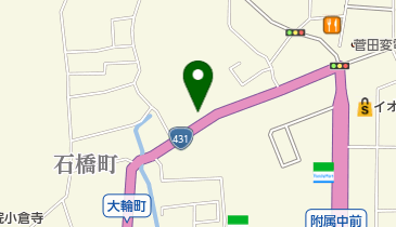 葛尾内科医院の地図画像