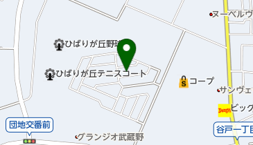 ひばりクリニックの地図画像