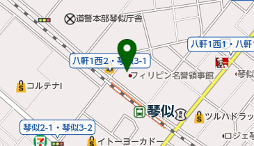 くらその皮ふ科クリニックの地図画像