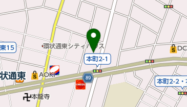 環状通東整形外科の地図画像