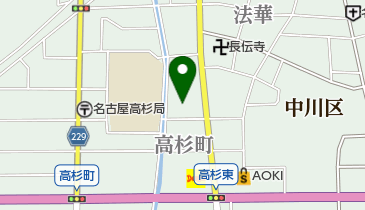 うえだ皮膚科内科 高杉院の地図画像