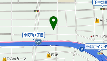 岡島内科の地図画像