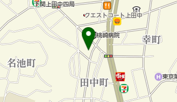 ももさき皮ふ科の地図画像