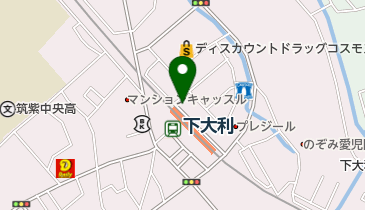 井上皮ふ科形成外科の地図画像