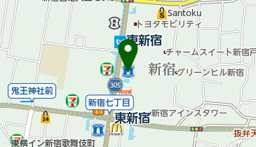 東新宿駅前クリニックの地図画像