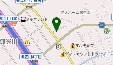 かんた内科医院の地図画像